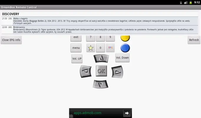 DreamBox Remote Control android App screenshot 2